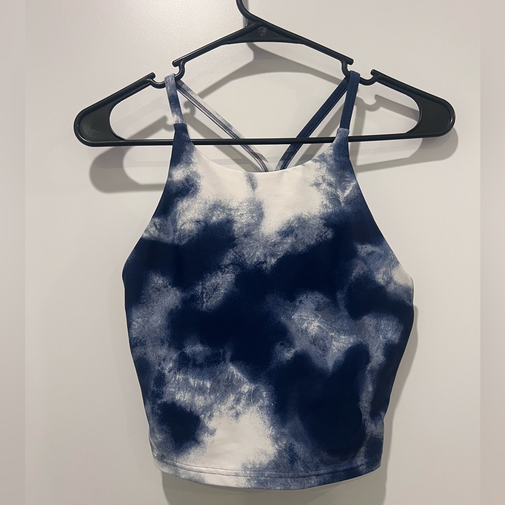 Old Navy Active Tie Dye Powersoft Crop Top